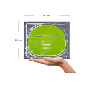 GREEN TEA WATER BOMB MASK SINGLE PACK - Realness of Beauty