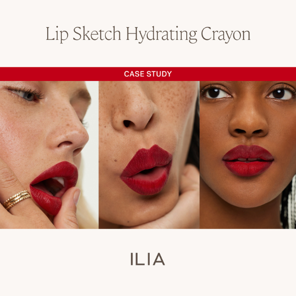 ILIA Lip Sketch Hydrating Crayon Case Study 