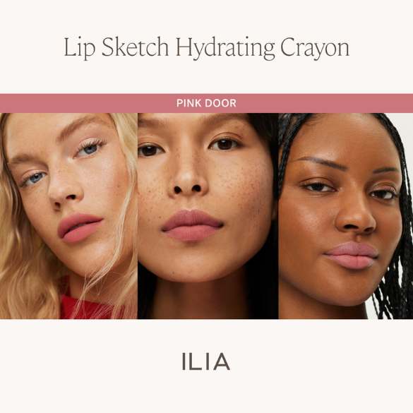 ILIA Lip Sketch Hydrating Crayon Pink Door