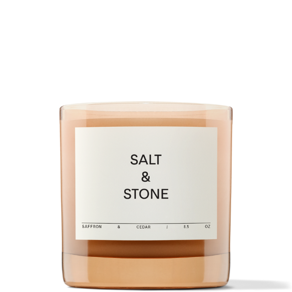 Salt & Stone Candle - Saffron & Cedar