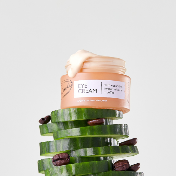UpCircle Eye cream with cucumber, hyaluronic acid and coffee