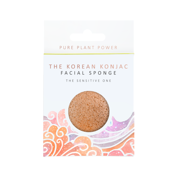 THE ELEMENTS AIR - CALMING CHAMOMILE & PINK CLAY KONJAC FACIAL SPONGE - Realness of Beauty